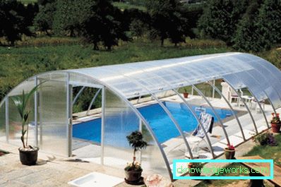 How to organize a pool in the greenhouse?