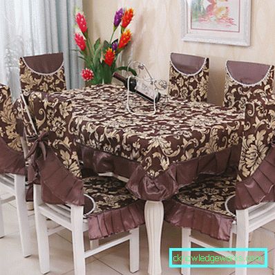 Covers for chairs in the kitchen Covers for chairs in the kitchen
