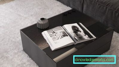 105 Black living room - 115 photos of the best