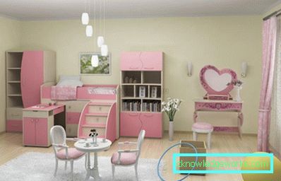 Children's dressing table with a mirror for girls: features of choice