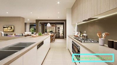 Facades for the kitchen - 99 photos of the new beautiful interior 2017