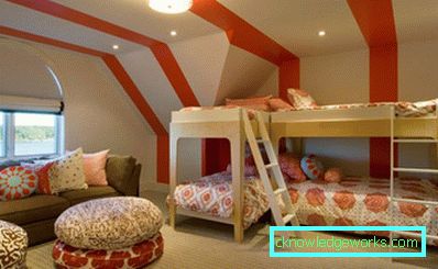 Photo: children's room in the attic