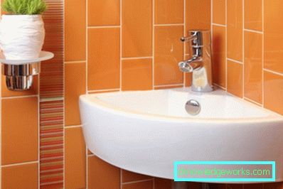 Orange bathroom - 75 photos of new designs of beautiful 2017