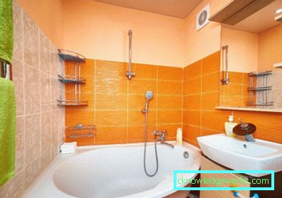 Orange bathroom - 75 photos of new designs of beautiful 2017