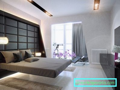 Bedroom in the style of High Tech - 86 photos of bright ideas of stylish interior