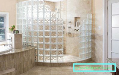 Photo: glass corner shower enclosure