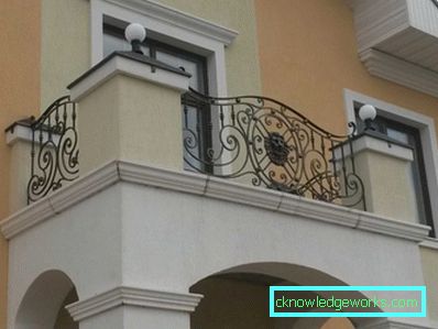 Forged balconies - features of this design for 80 photos