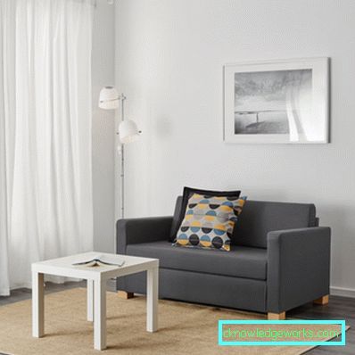 IKEA sofas in the interior - 100 best design ideas