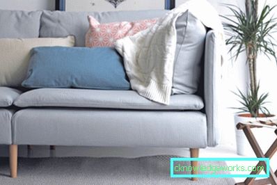 IKEA sofas in the interior - 100 best design ideas