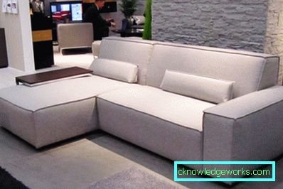 Gray sofa - photo review of modern models. Combinations