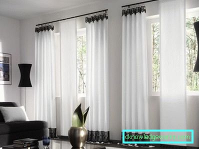 Curtains in the style of Hi-Tech - 99 photos of amazing and cozy design