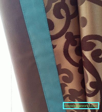 Chocolate curtains - photos of the best curtain design examples