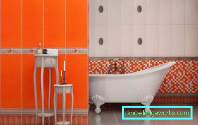 Orange bathroom - 75 photos of new designs of beautiful 2017
