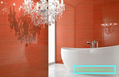 Orange bathroom - 75 photos of new designs of beautiful 2017