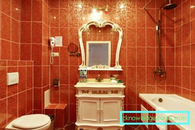 Orange bathroom - 75 photos of new designs of beautiful 2017