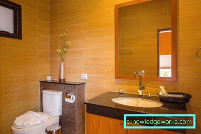 Orange bathroom - 75 photos of new designs of beautiful 2017