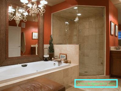 Orange bathroom - 75 photos of new designs of beautiful 2017
