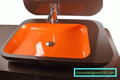Orange bathroom - 75 photos of new designs of beautiful 2017