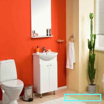 Orange bathroom - 75 photos of new designs of beautiful 2017