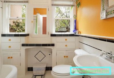 Orange bathroom - 75 photos of new designs of beautiful 2017