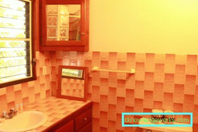Orange bathroom - 75 photos of new designs of beautiful 2017