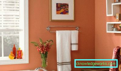 Orange bathroom - 75 photos of new designs of beautiful 2017