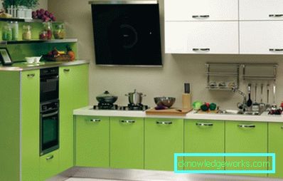 Green kitchen - 84 photos of the best design of modern design