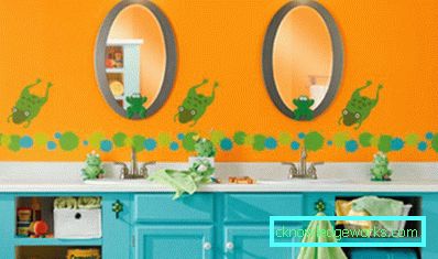 Orange bathroom - 75 photos of new designs of beautiful 2017
