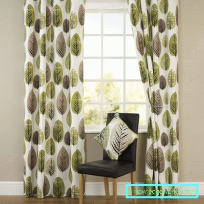 Green curtains - 88 photos of the best ideas how to combine beautifully