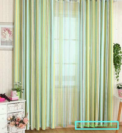 Green curtains - 88 photos of the best ideas how to combine beautifully