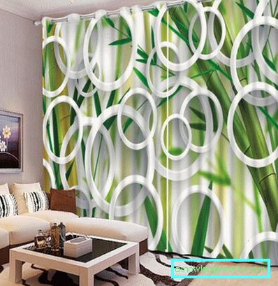 Green curtains - 88 photos of the best ideas how to combine beautifully