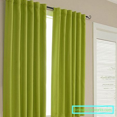 Green curtains - 88 photos of the best ideas how to combine beautifully