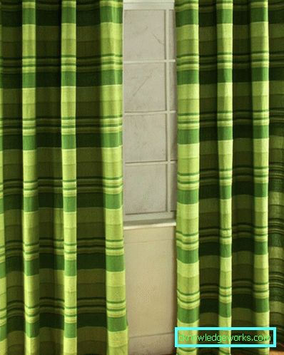 Green curtains - 88 photos of the best ideas how to combine beautifully