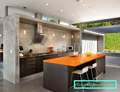 Kitchen design without overhead cabinets