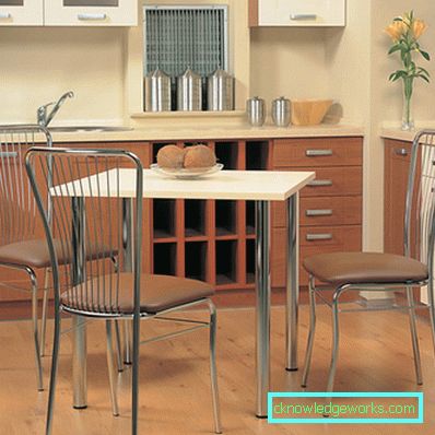 Chrome kitchen chairs - a luxurious and practical option