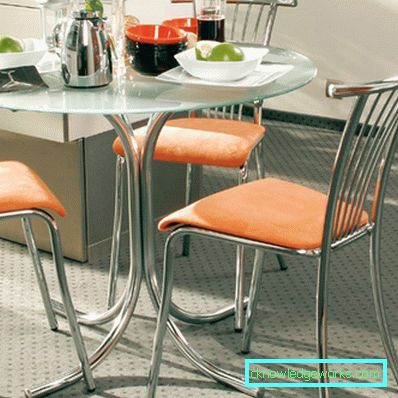 Chrome kitchen chairs - a luxurious and practical option