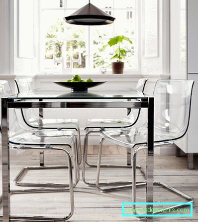 Chrome kitchen chairs - a luxurious and practical option