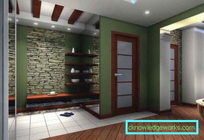 Hallway design ideas with a sliding wardrobe - interior photos