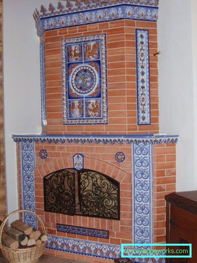 Tiles for the stove: types and design