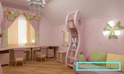 How to equip a children's room - the choice of color