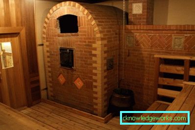 Brick stoves for a bath: types, advantages and disadvantages