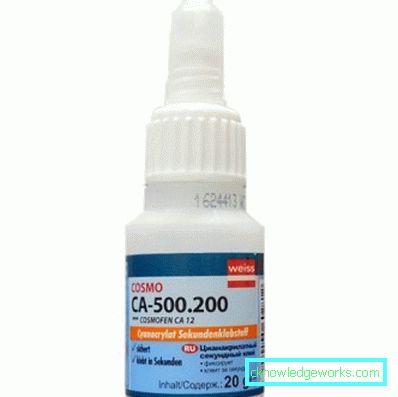 Cosmophen glue: characteristics and scope