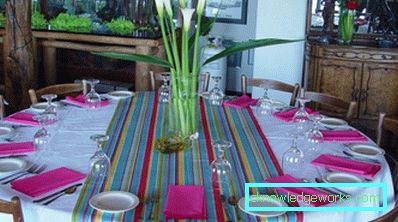 Round tablecloth for the kitchen table Round tablecloth for the kitchen table