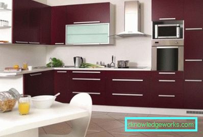 299-Burgundy kitchen - 60 photos