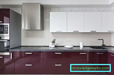 299-Burgundy kitchen - 60 photos
