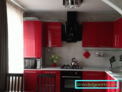 299-Burgundy kitchen - 60 photos