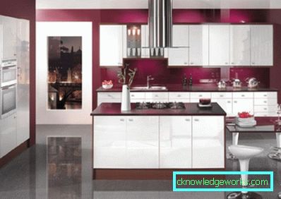 299-Burgundy kitchen - 60 photos