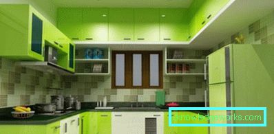 370-Lime Color Kitchen - 95 Photo Options