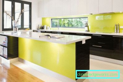 370-Lime Color Kitchen - 95 Photo Options