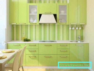 370-Lime Color Kitchen - 95 Photo Options